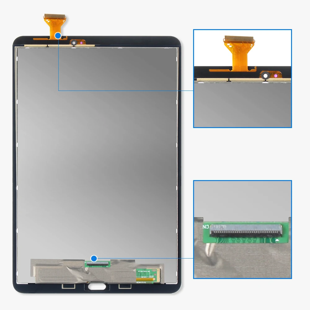 ЖК дисплей SM T580 для Samsung Galaxy Tab A 10 1 дюйма зеркальный экран матричный сенсорный T585