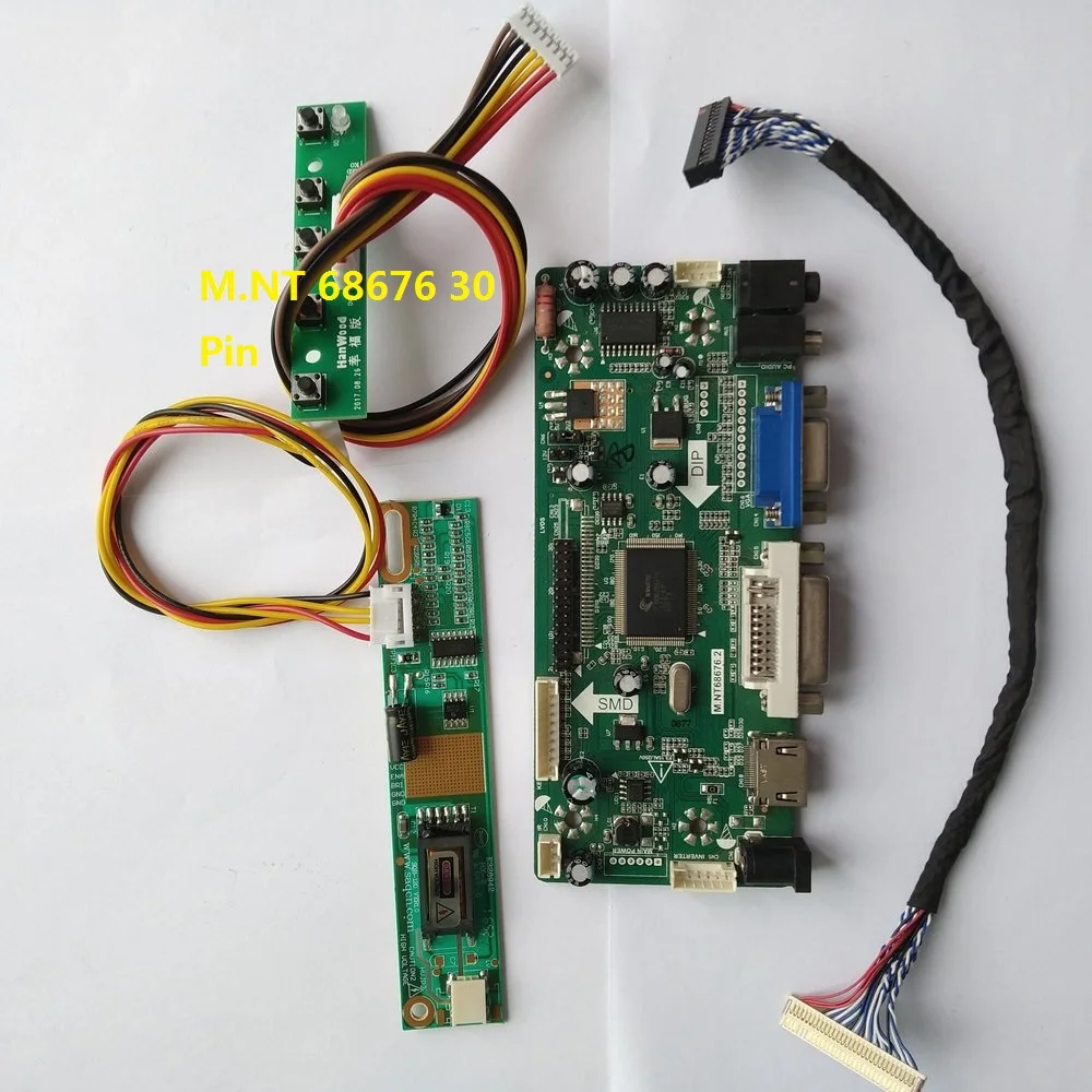 

Kit for LP171WU1-TLA3 1920X1200 Display Panel 1 lamps LVDS VGA Signal 17.1" Controller board 30pin Screen Driver DVI HDMI