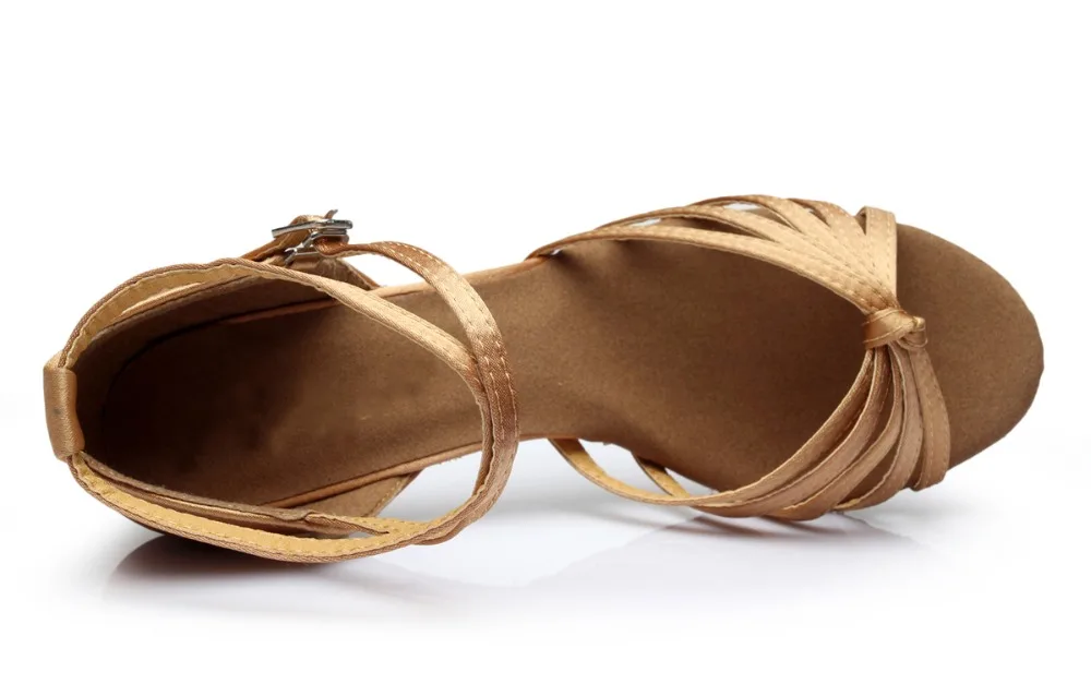 Женская обувь для сальсы, латинских танцев, обувь для танго, бальных танцев, сальсы, танцевальные кроссовки, высокий каблук 5 см, A02G-1