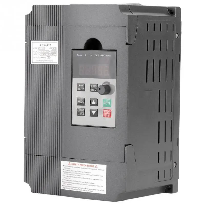 

1.5kW AC Motor Inverter 220V Variable Frequency Drive Single-phase Variable Frequency Drive VFD Speed Controller for 3-phase