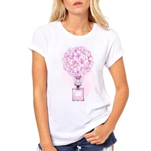 Летняя женская футболка, повседневные женские футболки, модная футболка, женские топы с цветочным принтом