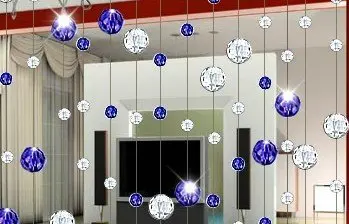 free shipping!10meters/lot,AAA+,glass Crystal wheel bead Curtain!Divider/glass Beaded Strands,bqf-xl-csmy-01