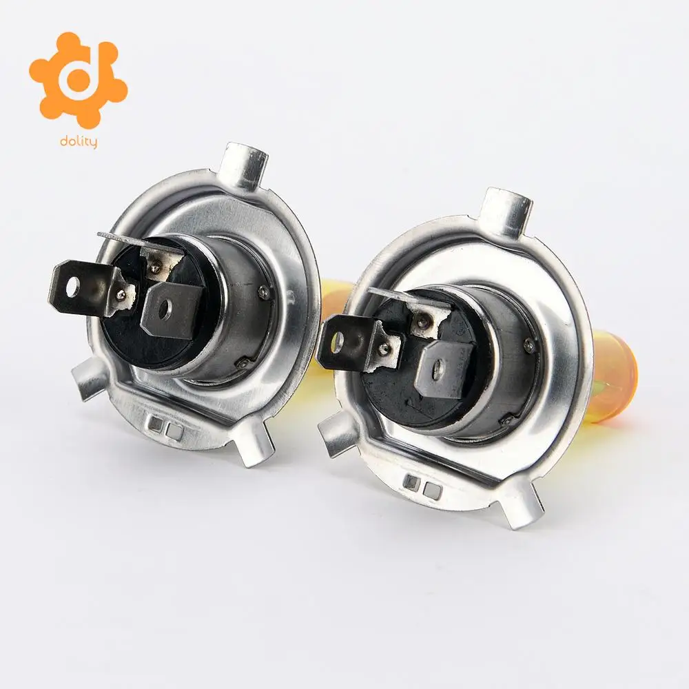 2pcs H4 DC 12V 100w Yellow Led Fog Light Bulbs Halogen Car Parking Headlight