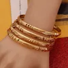 4pcs Punk Style Dubai Gold Jewelry Gold Color Bangles For Ethiopian Bangles & Bracelets Ethiopian Jewelry ► Photo 1/6