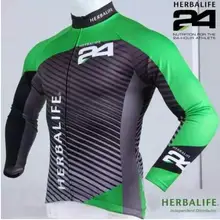 Herbalife 24 езда на велосипеде футболка езда на мотоцикле Джерси с длинным рукавом свитер xxs-xxxxxxl