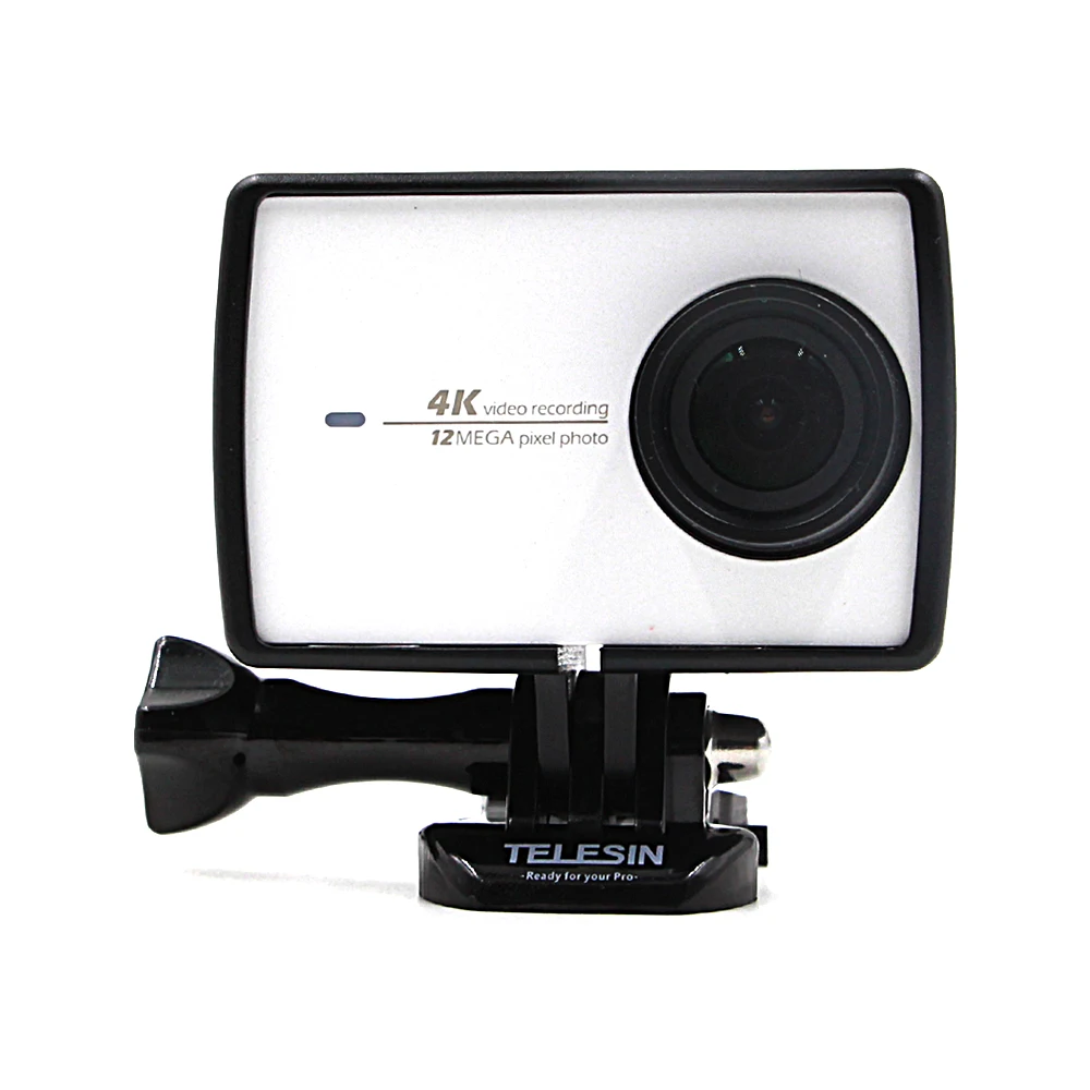 

TELESIN Standard Frame Housing + Mount Base + Screw Protective Hard Case for Xiaomi YI 4K, YI 4K+ Plus Action Camera Accesories