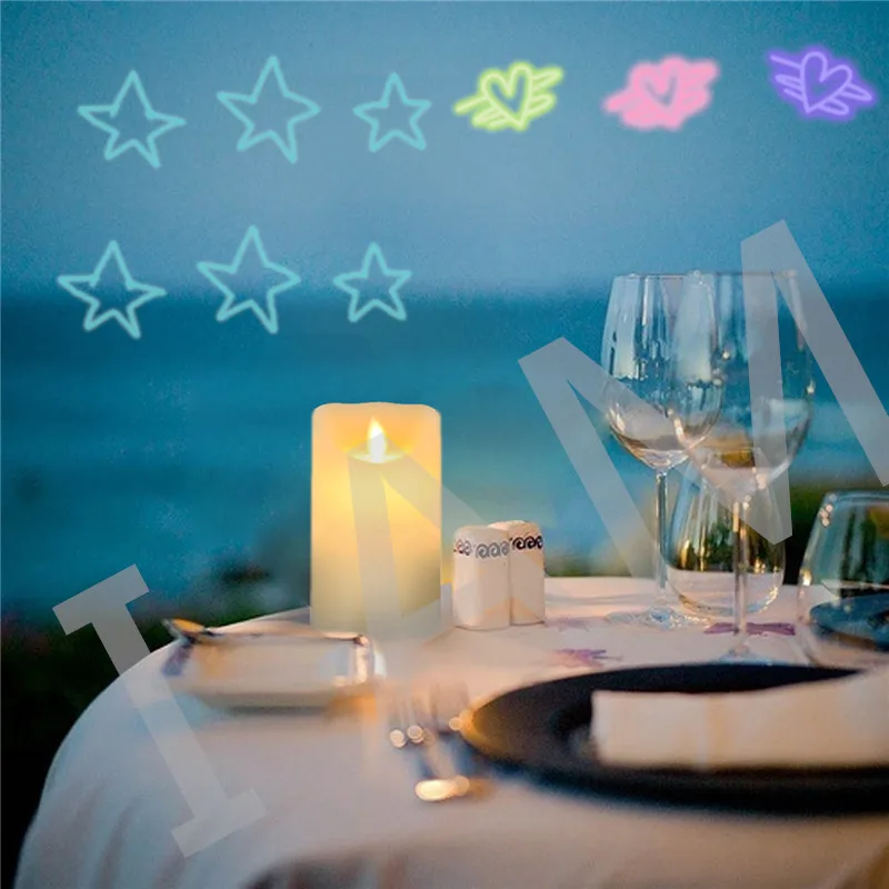 LED Electronic Flameless Candle Lights 10 Keys Remote Control Large DIA Simulation Candle Lamp Party Wedding