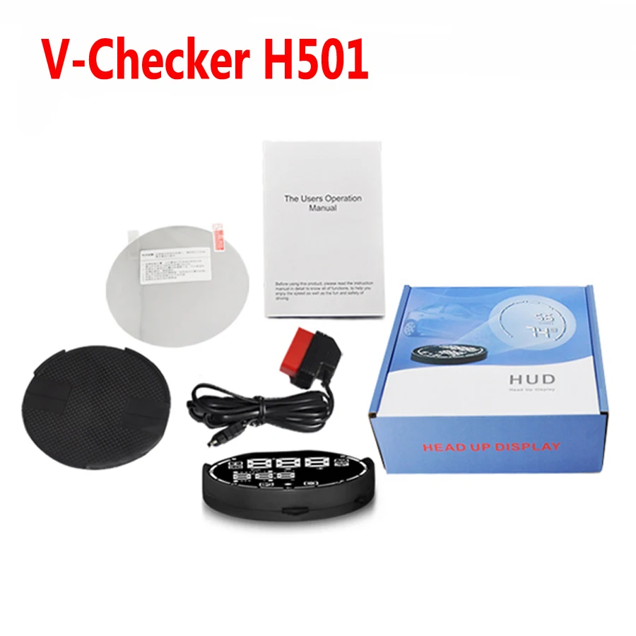 100% Оригинальные v-контролера h501 V проверки Head Up Дисплей для obd1 obd2 JOBD EOBD VCHECKER H 501 бесплатная доставка