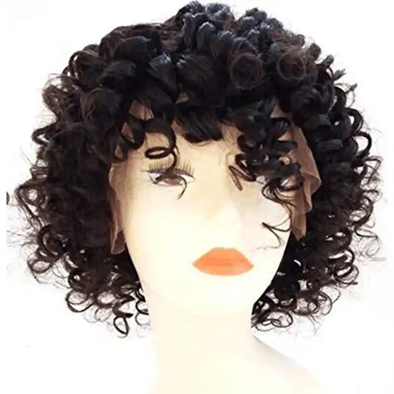 perruque cheveux naturels pour femme noire