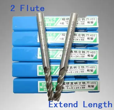 

5pcs /set 11mm two 2 Flute HSS & Aluminium Extended End Mill Cutter CNC Bit Milling Machinery tools Cutting tools.Lathe Tool