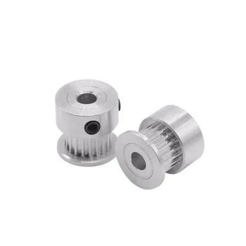

1pc GT2 alumium timing pulley 20teeth bore 5mm fit for GT2 belt width 6mm for CNC 3D printer