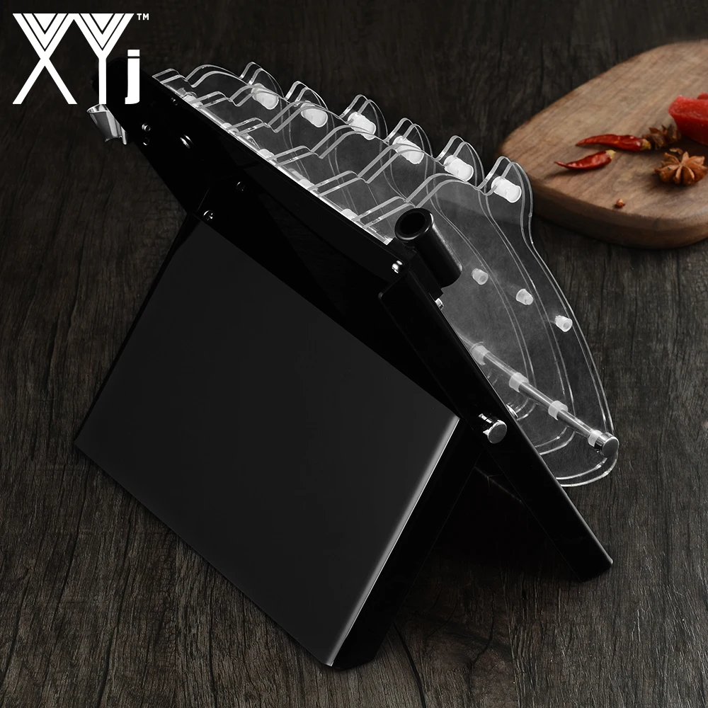 XYj пластиковая кухонная подставка для ножей черный держатель ножа Овощечистка