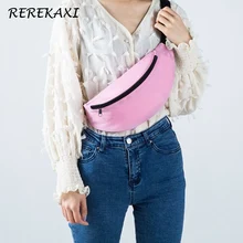 REREKAXI модная Водонепроницаемая Женская поясная сумка из полиэстера, походная Мужская поясная сумка с банановым ремнем, сумки для путешествий, нагрудный ремень, сумка