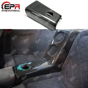 

For Nissan R35 GTR Carbon Fiber Rear Seat Arm Rest Cover LHD/RHD Glossy Fibre GT-R Armrest Box Surround Trim Drfit Tuning Kit