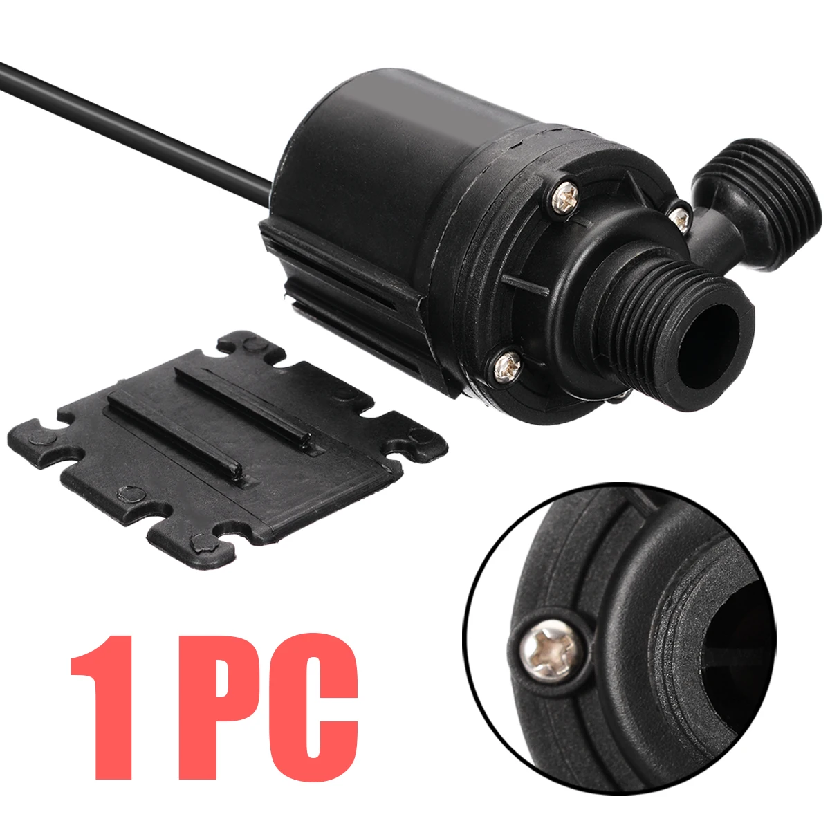 Mini DC 12V 19W Waterproof Quiet Pump IP68 800L/H Brushless Motor Submersible Water Pump for Water Circulation Cooling