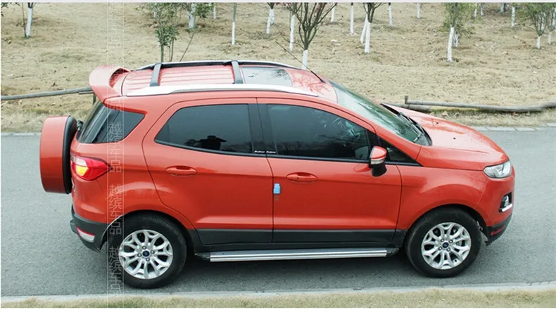 Для Ford Ecosport 2012- стойки для крыши автомобиля Бар поддержки для багажа Топ поперечные рейки коробки из алюминиевого сплава 2 шт