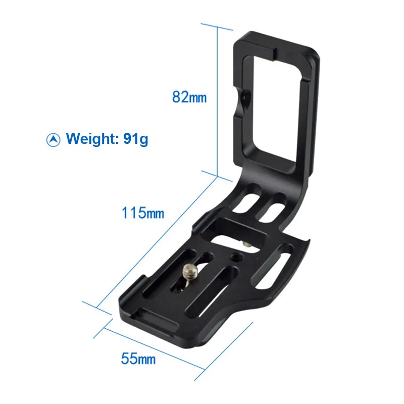 

1 Pcs Tripod Head Quick Release Plate L Shape Aluminum Alloy for Nikon D800 D810 WIF66