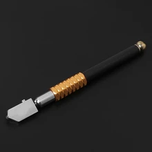 Карбидное лезвие подача масла стеклянный резак ручной инструмент алмазный наконечник противоскользящая металлическая ручка 649E