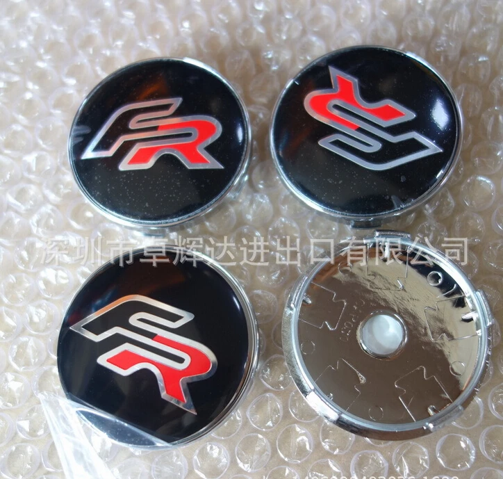 56mm( black base) 60mm (sliver base) FR Seat Wheel Center Hub Caps For