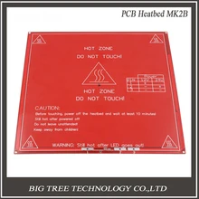 Envío libre!! RepRap mendel PCB Climatizada MK2B para la cama caliente impresora Mendel 3D