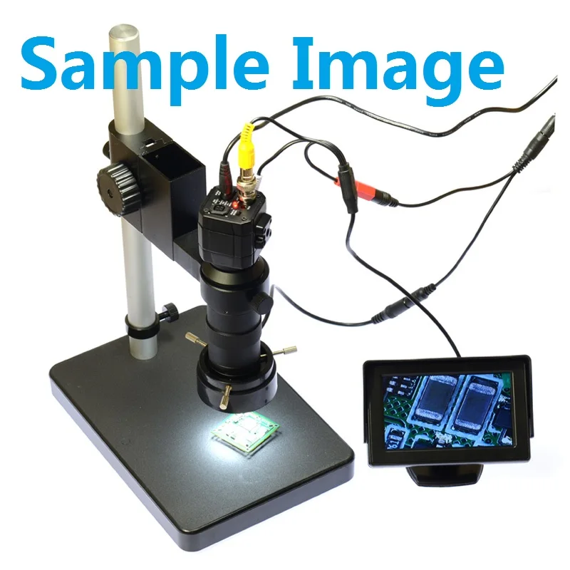 Microscope-BNC-Camera-800TVL-BNC-Industrial-Microscope-Camera-100X-Zoom-Lens-C-mount