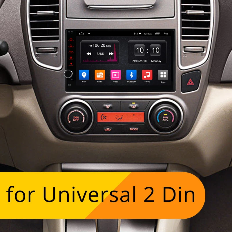 Clearance Ownice K1 Android 8.1 GPS Navigation 2G RAM DVD 2 Din Car Radio BT USB Universal For Nissan Toyota VW  Peugeot Player Support 4G 1