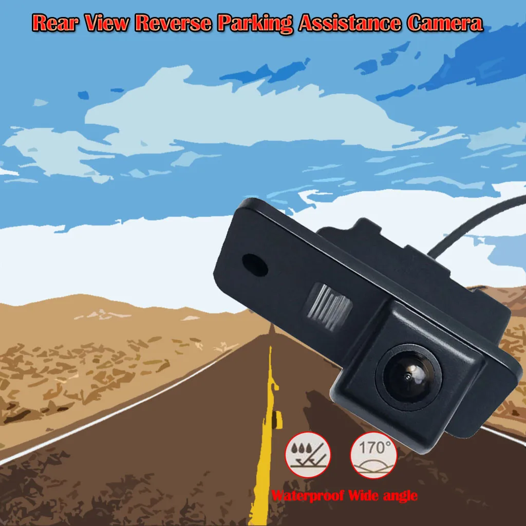 

DC12V HD Rear View Reverse Parking Assistance Camera For Audi A3 A4 A6 A8 Q5 Q7 A6L Waterproof rating: IP67 / IP68 june10