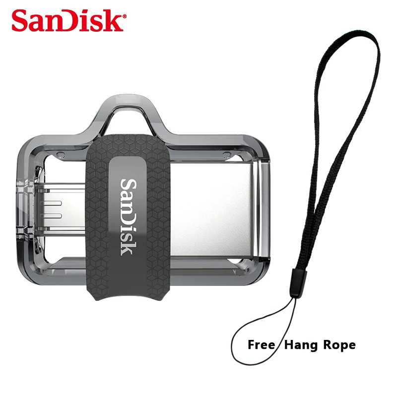 Original Sandisk Dual OTG USB Flash Drive High Speed 150M/S Extreme USB3.0 PenDrives 32GB 16GB 64GB Pen Drives Memory Stick