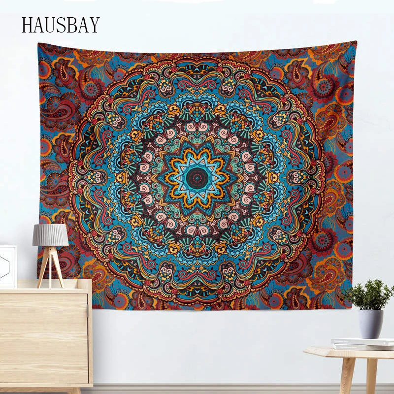 Indian Mandala Tapestry Wall Hanging Tapestries Hippie Bohemian