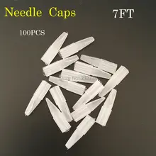 100 шт. makeyp советы 7f татуировки иглы колпачок 7f иглы татуировки иглы колпачок 1 пакета(ов) ft