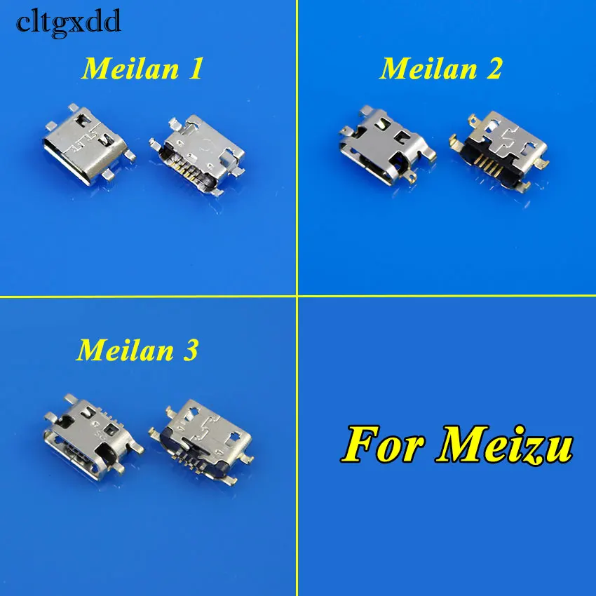 

cltgxdd Micro USB charger Dock Charging Port jack socket connector Repair Replacement for Meizu Meilan 1 2 3 3s M1 M2 M3