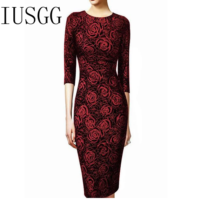 Бронзового цвета розы деловая модельная одежда Bodycon Для женщин элегантные