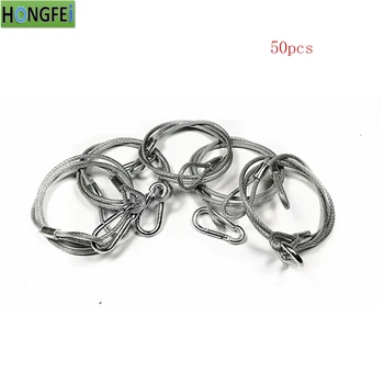 

50pcs / beam light/moving head light/ 35kg Weight Capacity Insurance rope, 70 cm Wire Rope dj lights professional dj equipment