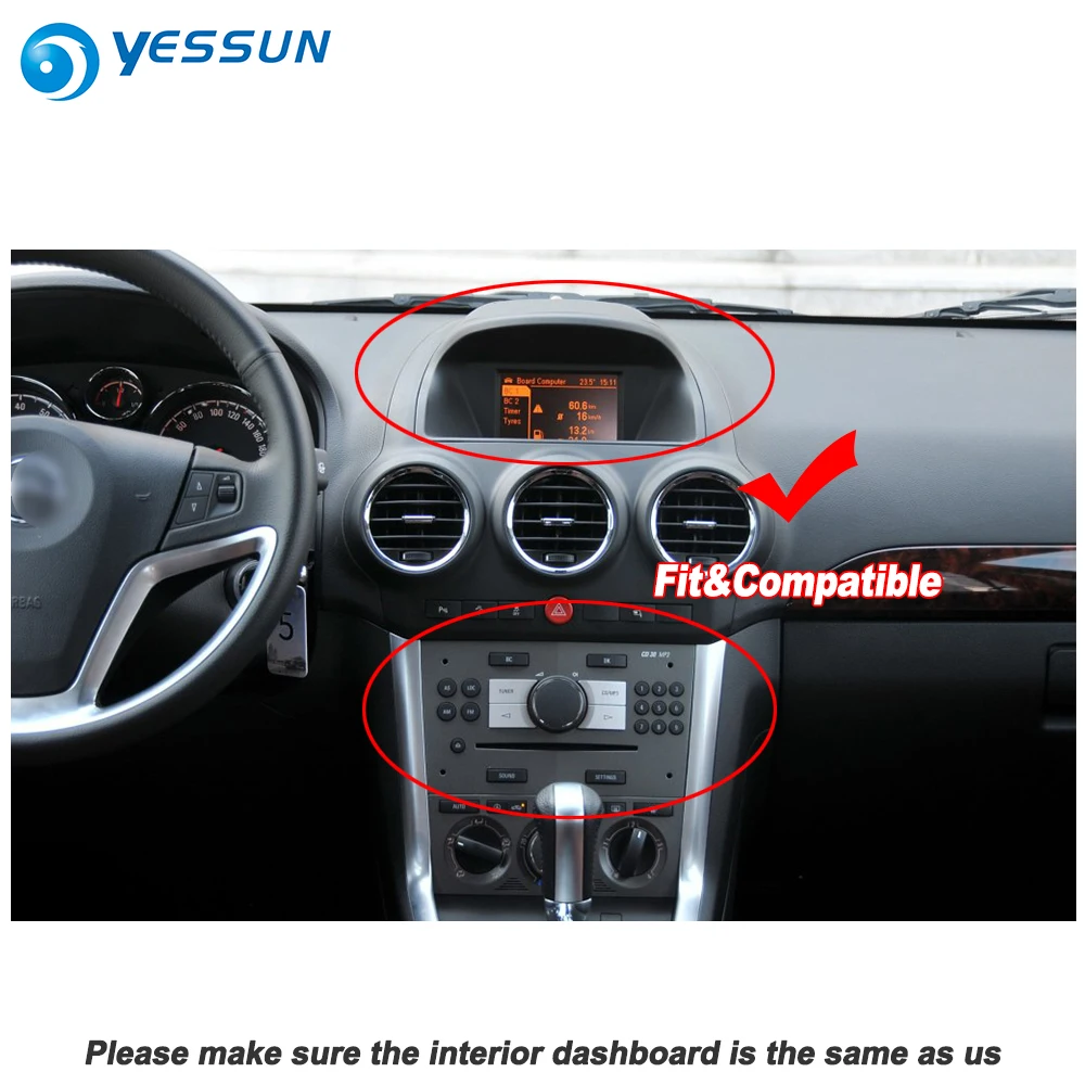 YESSUN для Opel Antara 2008~ 2013 автомобиль Android Carplay gps Navi карты навигации плеер Радио стерео Мультимедиа HD экран без CD DVD