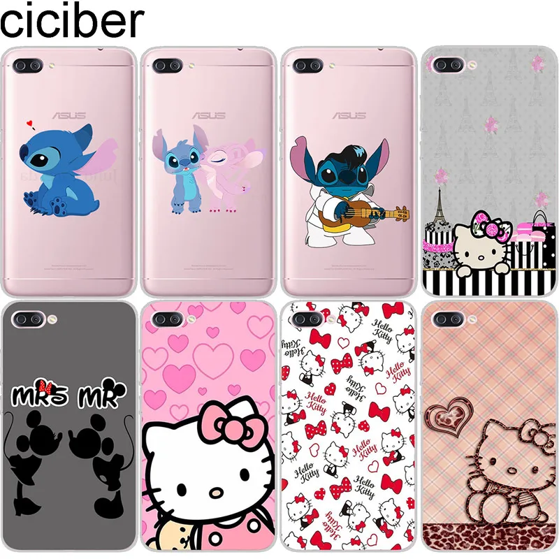 

ciciber for ASUS Zenfone 4 Max Plus Pro ZC520KL ZC554KL Stitch Phone Cases for ZenFone Max Plus M1 ZB555KL ZB570TL Soft Cover