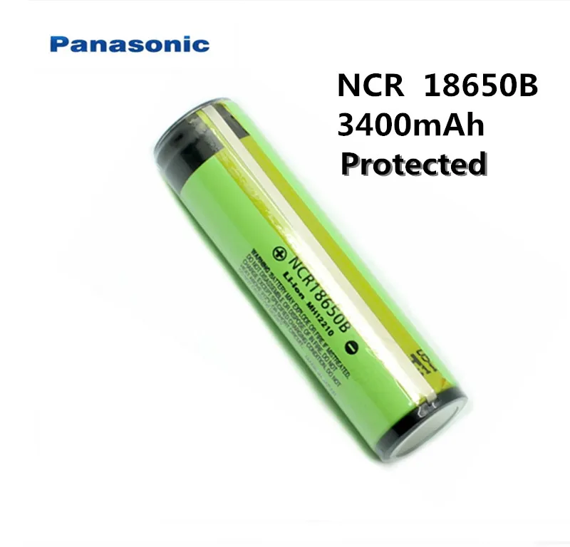 Защищенный Panasonic 18650 NCR18650B 3,7 V 3400mAh литий-ионный аккумулятор батареи с PCB