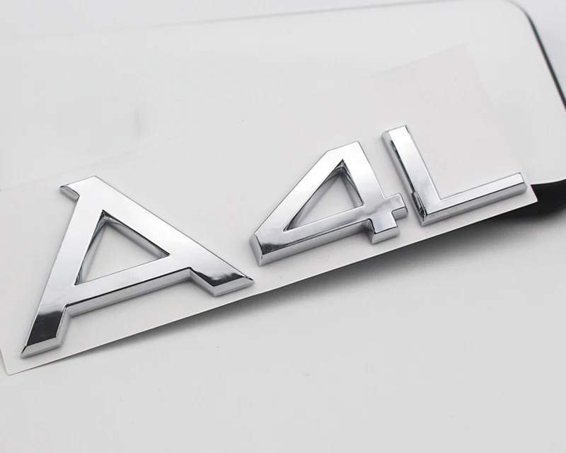 A3 A4L A5 A6L A7 A8 Q3 Q5 Q7 1,8 т 2,0 т 2,4 3,0 Т 3,2 3,6 4,2 для audi все стволом выполнении Ёмкость автомобиля эмблемы Стайлинг Стикеры - Цвет: A4L