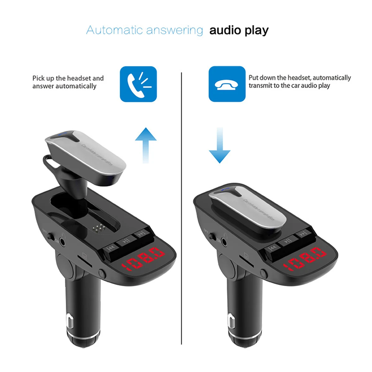 ER9 Беспроводной машинный набор Bluetooth телефонные звонки в режиме Hands free гарнитуру