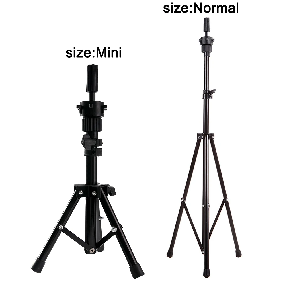 

Adjustable Tripod Stand Holder Mannequin Head Tripod Hairdressing Training Head Holder Hair Wig Stand Tool