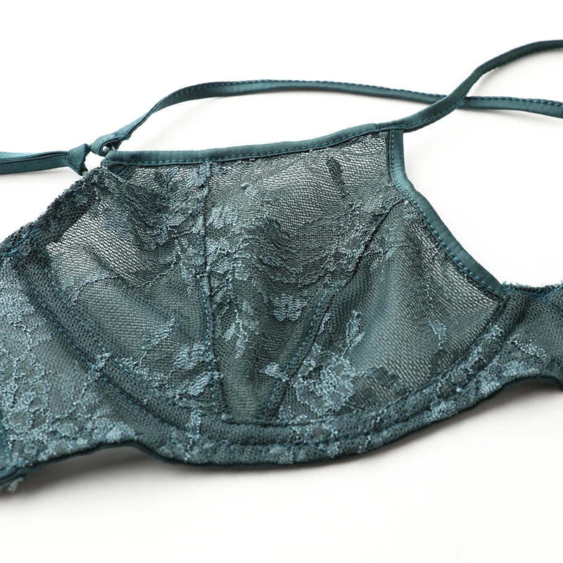 Goede Volledige Transparante Sexy Lingerie Dames See Through Kanten Beha Deksel Ultra Dunne Stijl Zonder Spons Beroep