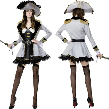 

Pirate Cosplay Women Costumer Dress Sexy Cool Queen Outfit New Product