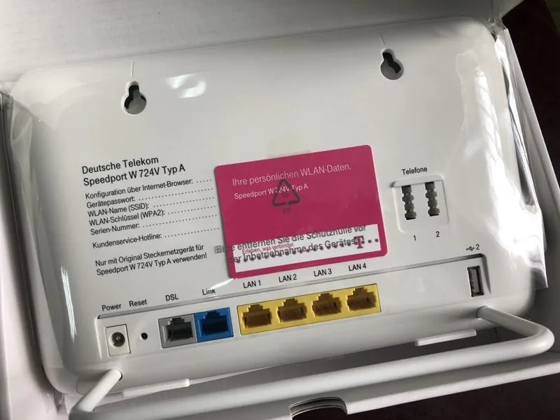 Huawei Speedport W724V ADSL ADSL2 +/VDSL2/DSL оптоволоконный модем/маршрутизатор SIP VoIP DLNA + NAS 802.11b/g/n/ac