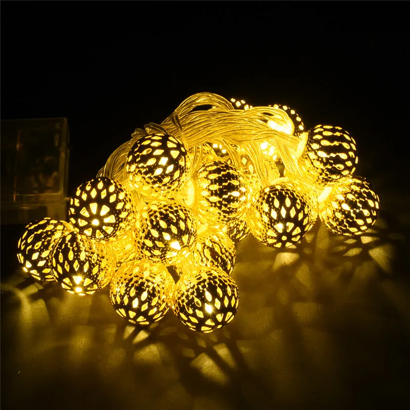 battery operated golden moroccan orb led string lights with 1020leds for wedding christmas party decorative lights - Decorative Orbs battery operated golden moroccan orb led string lights with 1020leds for wedding christmas party decorative lights - Decorative Orbs