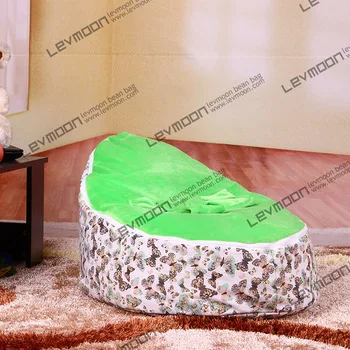 

FREE SHIPPING baby bean bag with 2pcs green up cover baby beanbag fabric sofa chair baby bean bag chair bean bag sofa