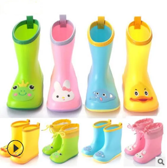 

Free shipping Girls shoes Baby boys boots Girls rubber boots Children Boys Rain boots Baby girls shoes Children Girls Boots 60