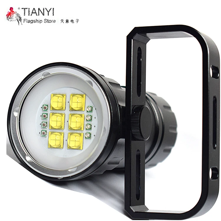 

Diving Flashlight 18650 Torch Underwater Photography Lights Video Lamp 9090 LED White XP-E Red R5 Blue LED diving Flashlight