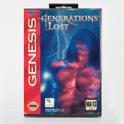 Новый 16 бит MD карточная игра-поколений потерял с коробку для Sega бытие системы