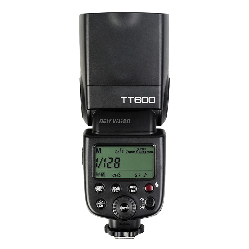 Godox TT600 2,4G Беспроводная камера Вспышка Speedlite+ X1T-C/N/F передатчик беспроводной триггер для Canon Nikon Fujifilm Olympus - Цвет: TT600