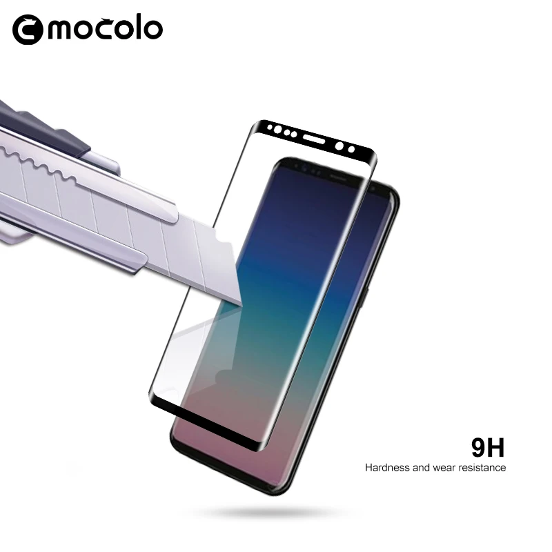 Mocolo 3D стекло для Samsung Note 8 Защитная пленка экрана Galaxy S8 S9 Plus бесплатно роскошный