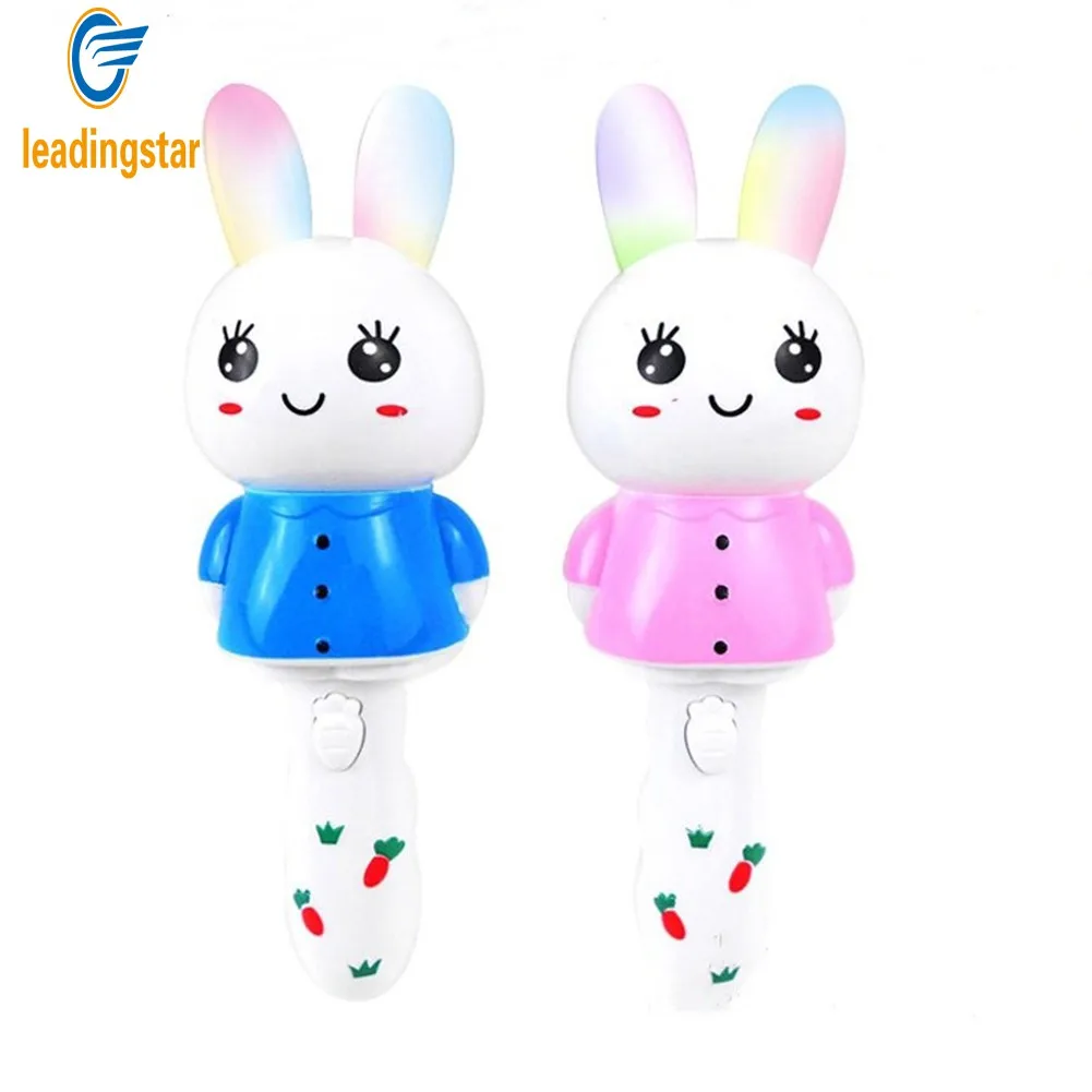 

LeadingStar Rabbit Sticks Toy with Flashing & Music Handheld Glow Music Stick Educational Toy Cute Gift for Kids zk25